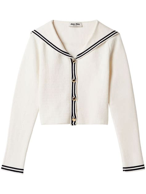 cardigan miu miu|sailor inspired cardigans.